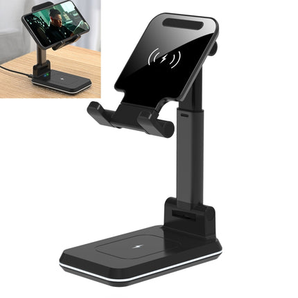 T6 2 in 1 Portable Folding Stand Wireless Charging, Single Charge, Double Charge