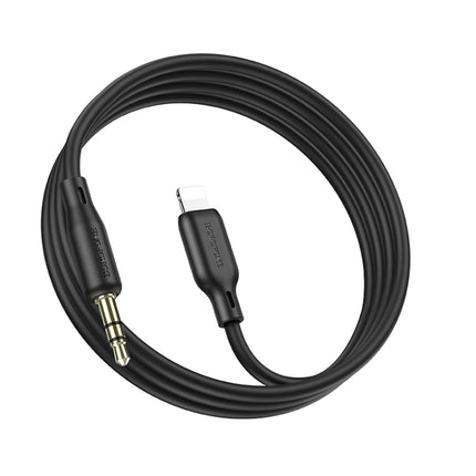 Borofone BL18 AUX Silicone Audio Cable, 3.5mm to 8 Pin Cable