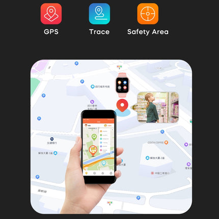 K20 1.81 inch Children Sport Smart Watch, Support Video Call / Message Notification / GPS / WiFi / AI