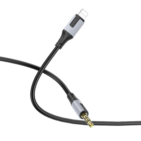 Borofone BL19 AUX Creator Audio Cable, 3.5mm to 8 Pin Cable, Length: 1m, 3.5mm to 8 Pin