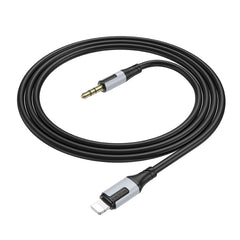 Borofone BL19 AUX Creator Audio Cable, 3.5mm to 8 Pin Cable, Length: 1m, 3.5mm to 8 Pin