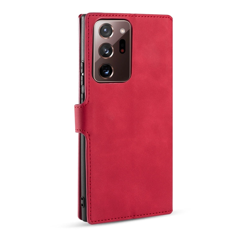 DG.MING Retro Oil Side Horizontal Flip Case with Holder & Card Slots & Wallet, For Samsung Galaxy Note20 Ultra, For Samsung Galaxy Note20