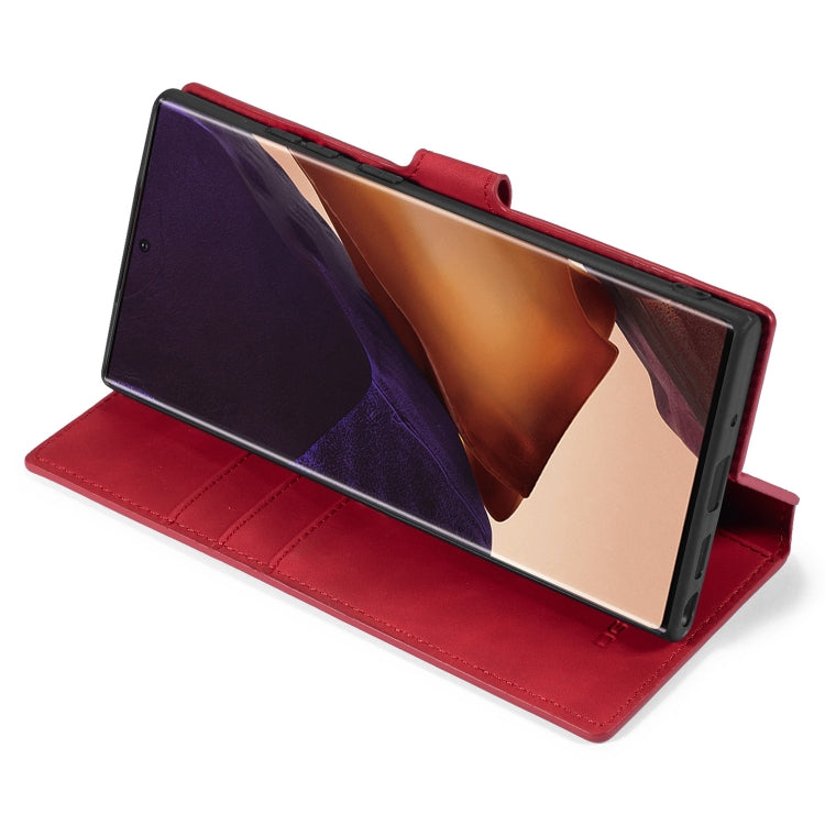 DG.MING Retro Oil Side Horizontal Flip Case with Holder & Card Slots & Wallet, For Samsung Galaxy Note20 Ultra, For Samsung Galaxy Note20
