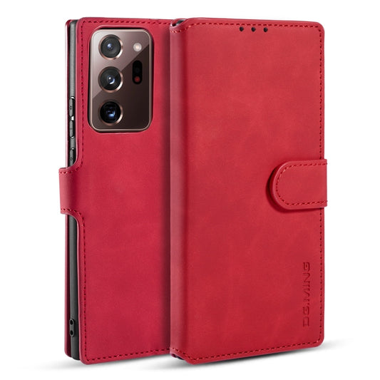 DG.MING Retro Oil Side Horizontal Flip Case with Holder & Card Slots & Wallet, For Samsung Galaxy Note20 Ultra, For Samsung Galaxy Note20