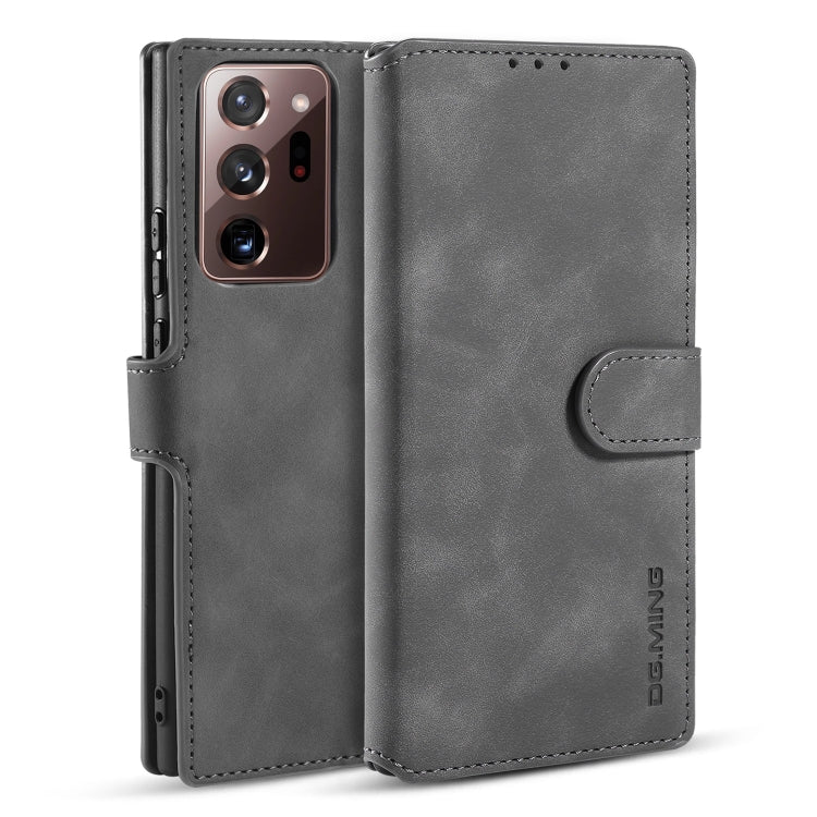 DG.MING Retro Oil Side Horizontal Flip Case with Holder & Card Slots & Wallet, For Samsung Galaxy Note20 Ultra, For Samsung Galaxy Note20