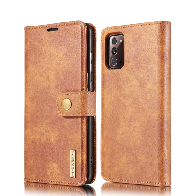 DG.MING Crazy Horse Texture Flip Detachable Magnetic Leather Case with Holder & Card Slots & Wallet, For Samsung Galaxy Note20 Ultra, For Samsung Galaxy Note20