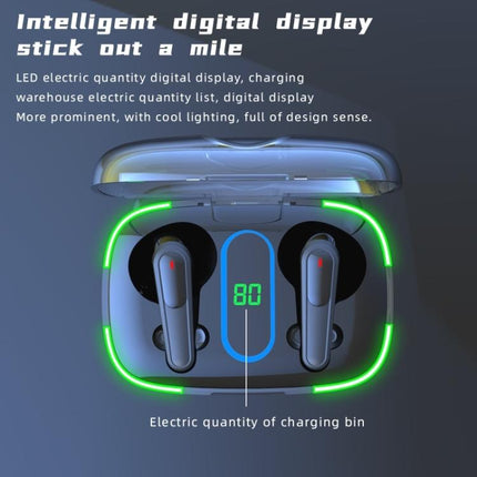 Pro 70+ Intelligent Digital Display V5.3 Bluetooth Earphones Bass Stereo Audio, Pro 70+