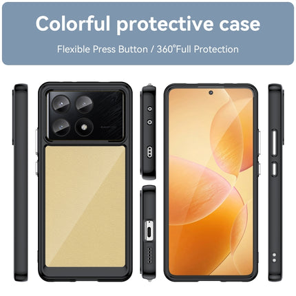 Colorful Series Acrylic Hybrid TPU Phone Case, For Xiaomi Poco X6 Pro 5G