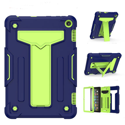 T-shaped Bracket Contrast Color Shockproof PC + Silicone Tablet Protective Case, For Amazon Kindle Fire HD 8 2020/Fire 8 Plus