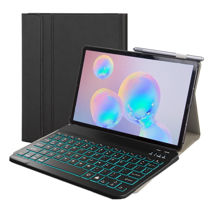 Ultra-thin Detachable Bluetooth Keyboard Leather Case with Stand & Sleep Function & Backlight, For Samsung Galaxy Tab A7 T500/T505, For Samsung Galaxy Tab S7 T870/T875