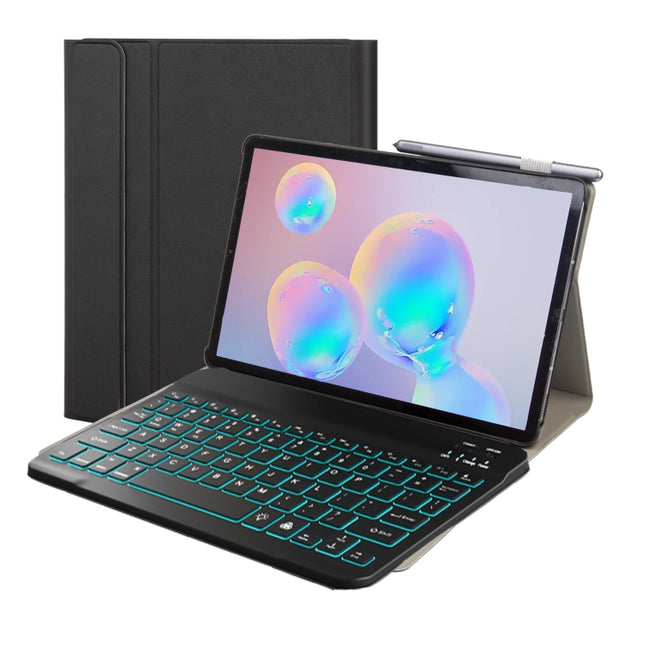 Ultra-thin Detachable Bluetooth Keyboard Leather Case with Stand & Sleep Function & Backlight, For Samsung Galaxy Tab A7 T500/T505, For Samsung Galaxy Tab S7 T870/T875