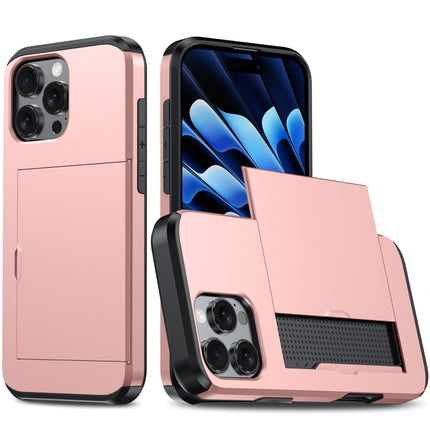 Shockproof Armor Phone Case with Card Slot, For iPhone 16