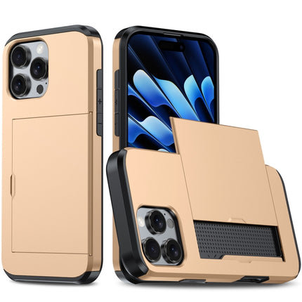 Shockproof Armor Phone Case with Card Slot, For iPhone 16
