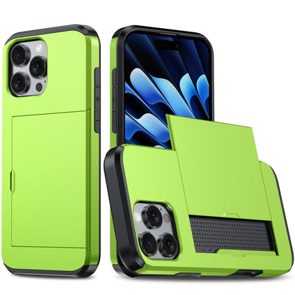 Shockproof Armor Phone Case with Card Slot, For iPhone 16