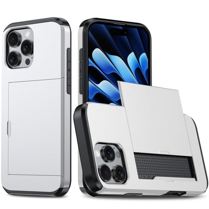 Shockproof Armor Phone Case with Card Slot, For iPhone 16