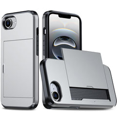 Shockproof Armor Phone Case with Card Slot, iPhone 16e