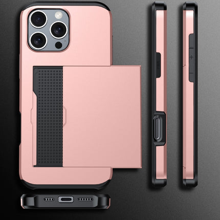 Shockproof Armor Phone Case with Card Slot, For iPhone Air, For iPhone 16 Pro Max