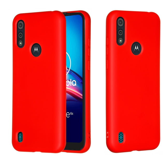 Pure Color Liquid Silicone Shockproof Full Coverage Protective Case, For Motorola Moto E6s (2020), For Xiaomi Redmi 9, For Xiaomi Redmi 9C