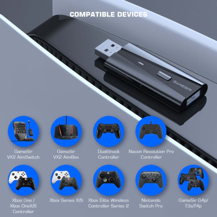 GameSir VX Adapter PS5 Game Controllers, VX Adapter
