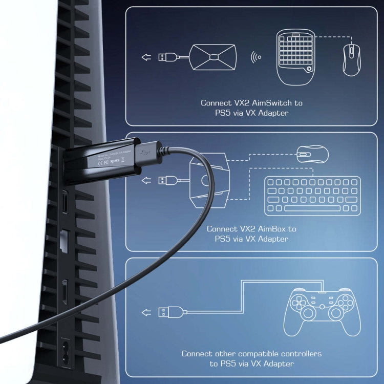 GameSir VX Adapter PS5 Game Controllers, VX Adapter