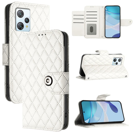 Rhombic Texture Flip Leather Phone Case with Lanyard, For Blackview Wave 6C, For Blackview Shark 8, For Blackview A53, For Blackview A52