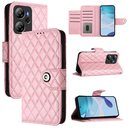 Rhombic Texture Flip Leather Phone Case with Lanyard, For Blackview Wave 7C, For Blackview Wave 10, For Blackview Shark 6, For Blackview Oscal Tiger 13