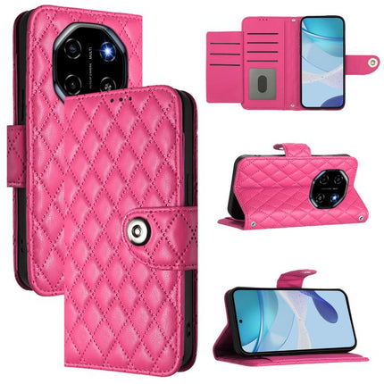 Rhombic Texture Flip Leather Phone Case with Lanyard, For Blackview Wave 7C, For Blackview Wave 10, For Blackview Shark 6, For Blackview Oscal Tiger 13