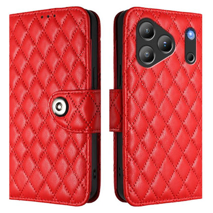Rhombic Texture Flip Leather Phone Case with Lanyard, For Blackview Wave 7C, For Blackview Wave 10, For Blackview Shark 6, For Blackview Oscal Tiger 13