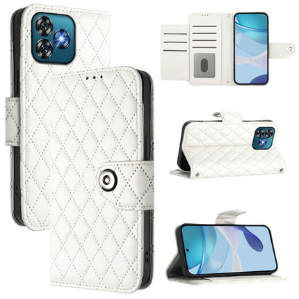 Rhombic Texture Flip Leather Phone Case with Lanyard, For Oukitel C59 / C59 Pro, For Oukitel C53, For Oukitel C50, For Oukitel C37