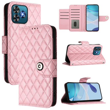 Rhombic Texture Flip Leather Phone Case with Lanyard, For Oukitel C59 / C59 Pro, For Oukitel C53, For Oukitel C50, For Oukitel C37