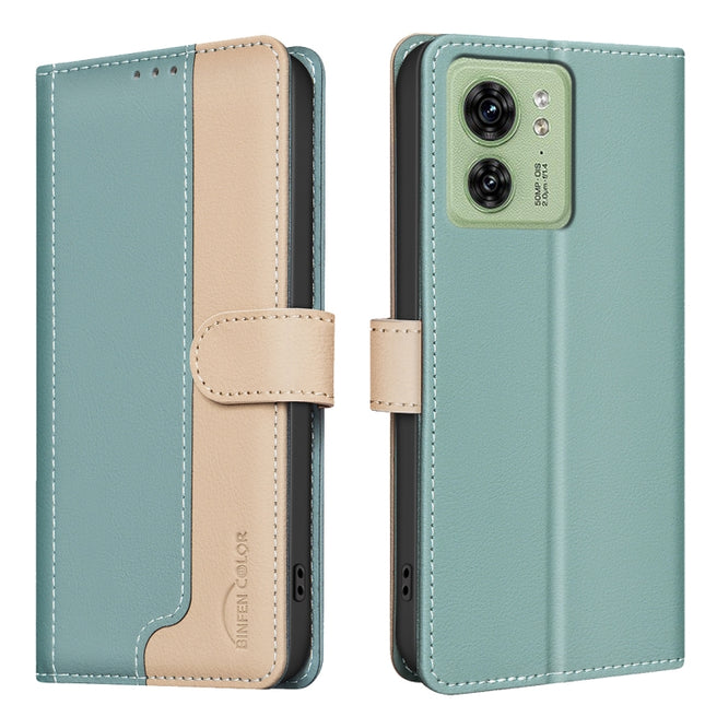 Color Matching RFID Anti-theft Leather Phone Case, For Motorola Edge 40 5G, For Motorola Moto G13 4G / G23 4G / G53 5G, For Motorola Moto E13 4G, For Motorola Moto G73 5G