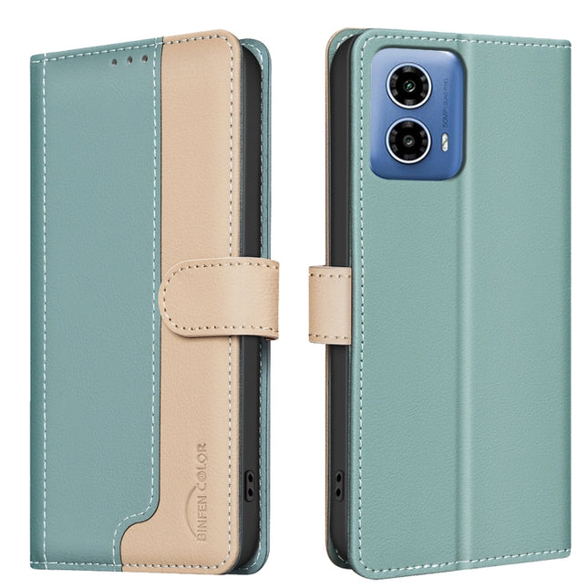 Color Matching RFID Anti-theft Leather Phone Case, For Motorola Moto G34 5G / G45 5G, For Motorola Edge 50 Neo, For Motorola Moto G04 / G24 / E14, For Motorola Moto G85