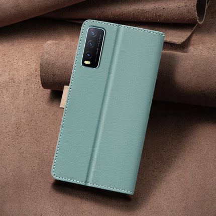 Color Matching RFID Anti-theft Leather Phone Case, For vivo Y20, For vivo Y27 4G