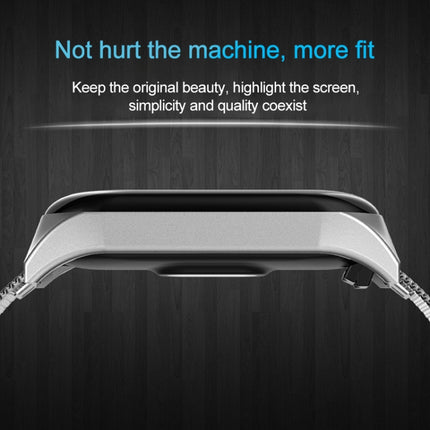 For Xiaomi Mi Band 4 / 3 Milanese Metal Replacement Strap Watchband, Silver, Black, Rose Gold, Rose Pink, Black Red, Black Green, Pink, Colorful, Green, Pearlescent Blue, Blue, Purple, Red