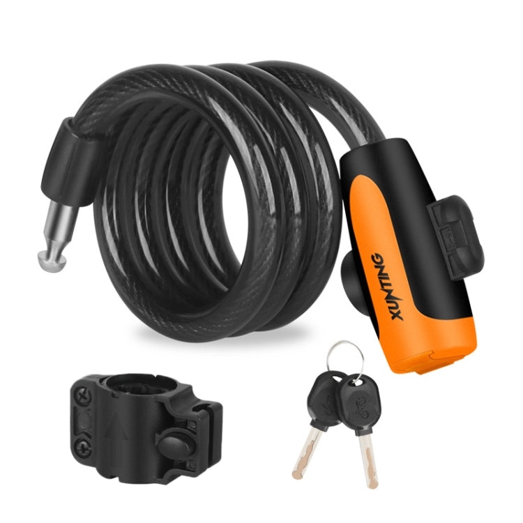 Bicycle Portable Anti-theft Lock Steel Cable Lock with Lock Frame