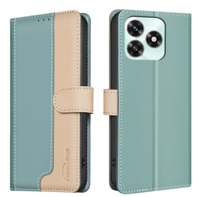 Color Matching RFID Anti-theft Leather Phone Case, For Honor X5c 4G / X5c Plus, For Honor X9d 5G / X70 5G, For Honor X7d 5G, For Honor 400 Pro Global 160.8mm