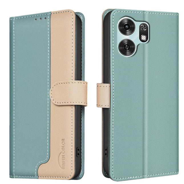 Color Matching RFID Anti-theft Leather Phone Case, For Honor X6d 5G, For Honor X8d 4G, For Honor X5c 4G / X5c Plus, For Honor X9d 5G / X70 5G
