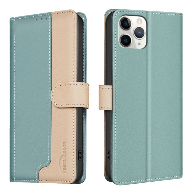 Color Matching RFID Anti-theft Leather Phone Case, For iPhone 12 Pro Max, For iPhone 11 Pro Max, For iPhone 11, For iPhone 11 Pro