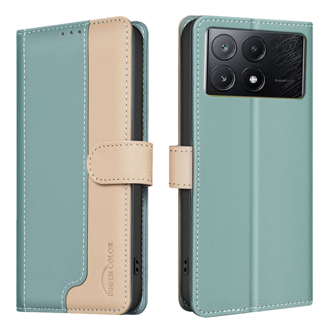 Color Matching RFID Anti-theft Leather Phone Case, For Xiaomi Poco X6 Pro / Redmi K70E, For Xiaomi 13T / Redmi K60 Ultra, For Xiaomi Poco F5 5G, For Xiaomi Poco C55 / Redmi 12C