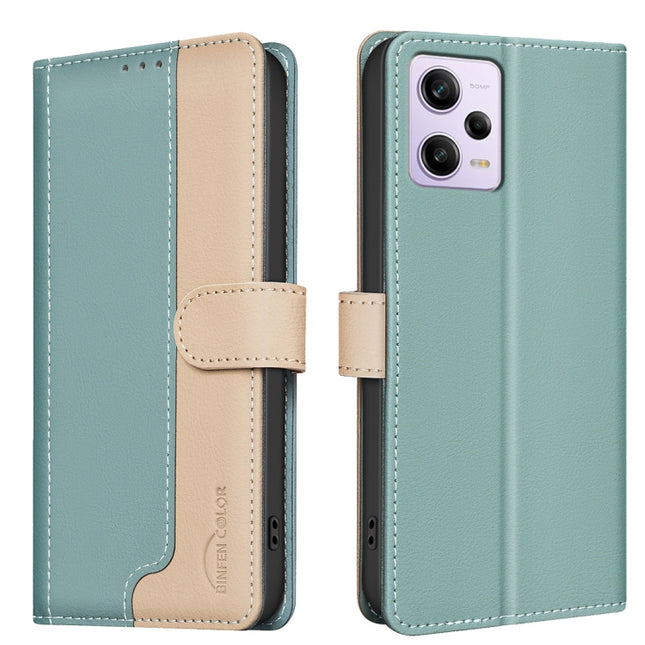 Color Matching RFID Anti-theft Leather Phone Case, For Xiaomi Poco X5 Pro, For Xiaomi Poco M3 Pro / Redmi Note 10 5G, For Xiaomi Poco F3 / Mi 11i, For Xiaomi Poco X3 / X3 NFC