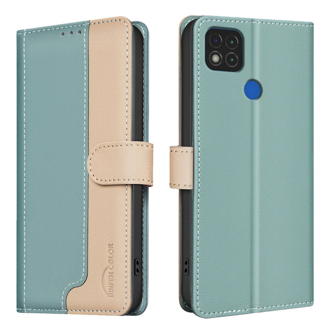 Color Matching RFID Anti-theft Leather Phone Case, For Xiaomi Redmi 9C / 10A / Poco C31, For Xiaomi Redmi 10C, For Xiaomi Redmi 10 2022 / Note 11 4G, For Xiaomi Redmi K40 / K40 Pro