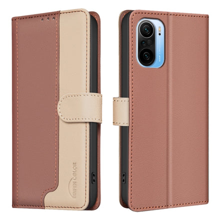 Color Matching RFID Anti-theft Leather Phone Case, For Xiaomi Redmi 10C, For Xiaomi Redmi 10 2022 / Note 11 4G, For Xiaomi Redmi K40 / K40 Pro, For Xiaomi Redmi Note 10 4G / 10S
