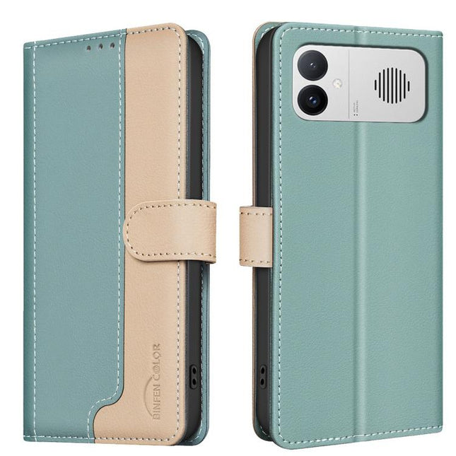 Color Matching RFID Anti-theft Leather Phone Case, For Redmi K90 Max 5G, For Redmi A7 Pro 171mm / Poco C85x 5G, For Redmi 15a 5G, For Redmi Tubo 5 Max / Poco X8 Pro Max