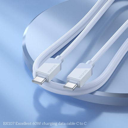 Borofone BX107 60W USB-C / Type-C to USB-C / Type-C Fast Charge Data Cable, Length:1m, Type-C to Type-C