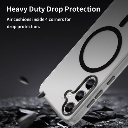 MagSafe Frosted Translucent TPU + PC Full Coverage Phone Case, For Samsung Galaxy S24 5G, For Samsung Galaxy S23 Ultra 5G