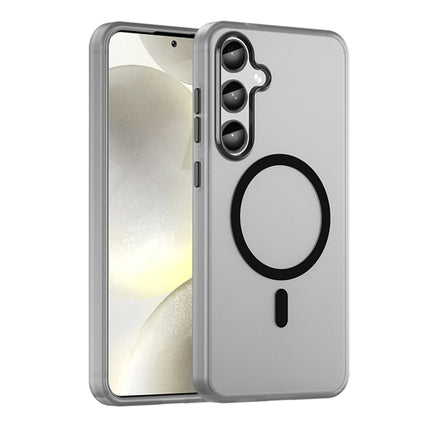 MagSafe Frosted Translucent TPU + PC Full Coverage Phone Case, For Samsung Galaxy S24 Ultra 5G, For Samsung Galaxy S24+ 5G