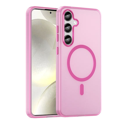 MagSafe Frosted Translucent TPU + PC Full Coverage Phone Case, For Samsung Galaxy S24 Ultra 5G, For Samsung Galaxy S24+ 5G
