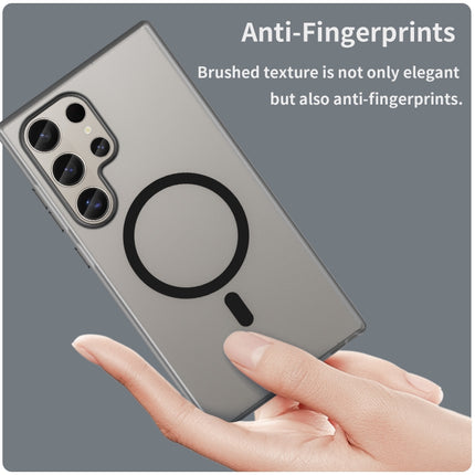 MagSafe Frosted Translucent TPU + PC Full Coverage Phone Case, For Samsung Galaxy S24 Ultra 5G, For Samsung Galaxy S24+ 5G
