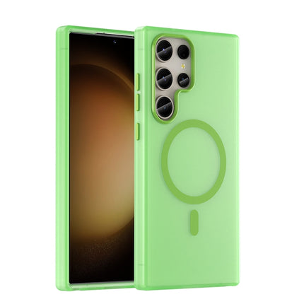 MagSafe Frosted Translucent TPU + PC Full Coverage Phone Case, For Samsung Galaxy S24 5G, For Samsung Galaxy S23 Ultra 5G