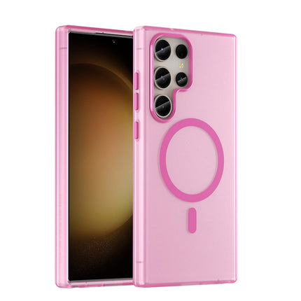 MagSafe Frosted Translucent TPU + PC Full Coverage Phone Case, For Samsung Galaxy S24 5G, For Samsung Galaxy S23 Ultra 5G